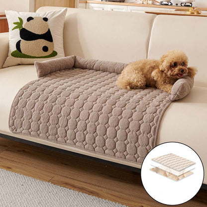 🐾 -50% MAINTENANT ! 🐾 Housse de Canapé pour Chien 🛋️ Imperméable & Anti-Rayures 🛡️ Bord Renforcé 🧸 Beige