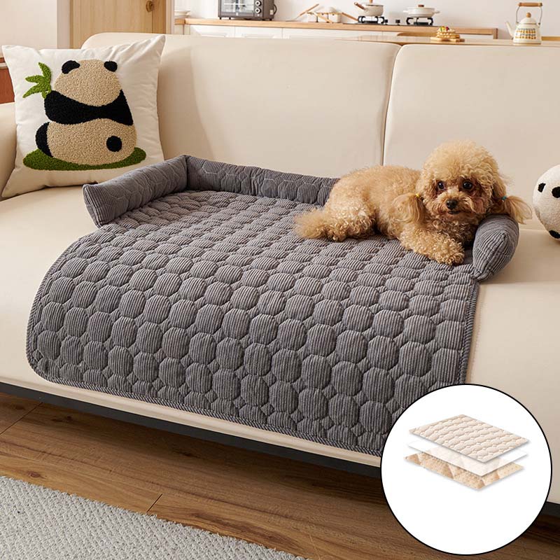 🐾 -50% MAINTENANT ! 🐾 Housse de Canapé pour Chien 🛋️ Imperméable & Anti-Rayures 🛡️ Bord Renforcé 🧸 Beige