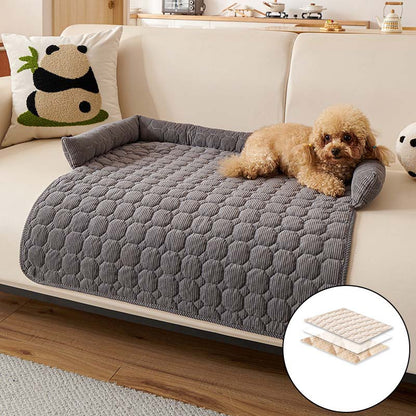 🐾 -50% MAINTENANT ! 🐾 Housse de Canapé pour Chien 🛋️ Imperméable & Anti-Rayures 🛡️ Bord Renforcé 🧸 Beige