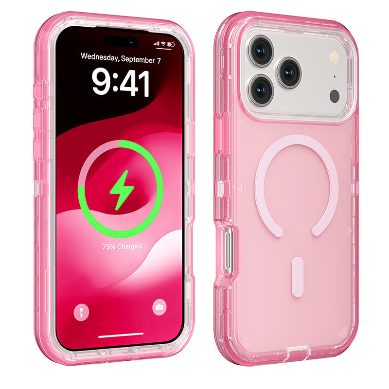 📱 Coque Transparente Magnétique 🧲 Compatible MagSafe ✨ Anti-Jaunissement 🛡️ Fine & Protectrice ⚡ Charge Sans Fil Facile