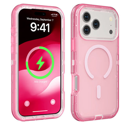 📱 Coque Transparente Magnétique 🧲 Compatible MagSafe ✨ Anti-Jaunissement 🛡️ Fine & Protectrice ⚡ Charge Sans Fil Facile