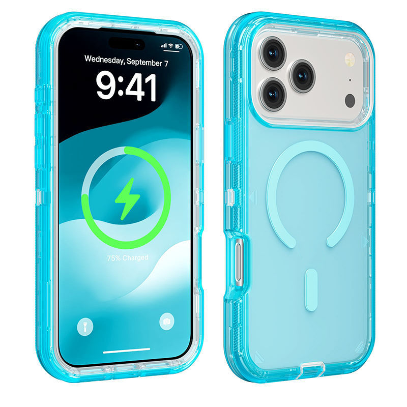 📱 Coque Transparente Magnétique 🧲 Compatible MagSafe ✨ Anti-Jaunissement 🛡️ Fine & Protectrice ⚡ Charge Sans Fil Facile