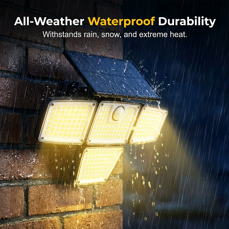 💡 Lampe Murale Extérieure à Détecteur de Mouvement – IP65 Waterproof, Sans Fil & Autonome 8h pour Garage/Entrepôt