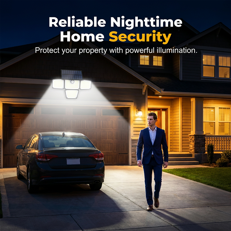 💡 Lampe Murale Extérieure à Détecteur de Mouvement – IP65 Waterproof, Sans Fil & Autonome 8h pour Garage/Entrepôt