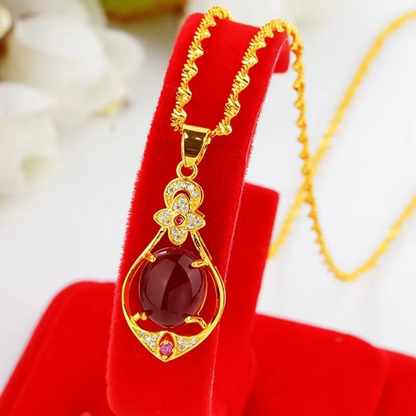 💎Collier Trèfle & Goutte d'Eau : L'Élégance Française à Petit Prix🍀