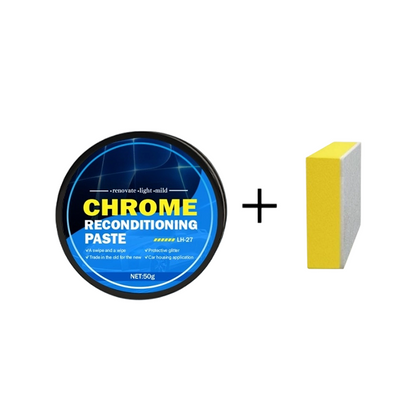 Pâte de restauration pour chromes de voiture