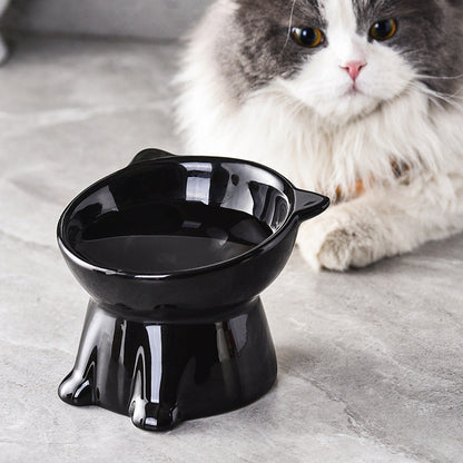 🐱Dernier jour pour l'offre spéciale ! 50 % de réduction ! 🔥 Gamelle surélevée ergonomique en plastique pour chat