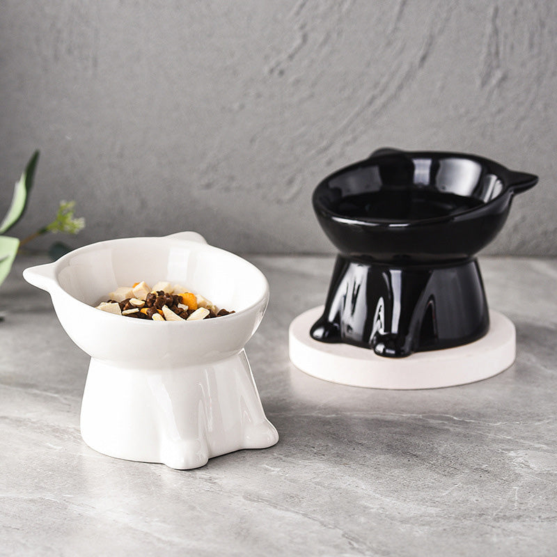 🐱Dernier jour pour l'offre spéciale ! 50 % de réduction ! 🔥 Gamelle surélevée ergonomique en plastique pour chat