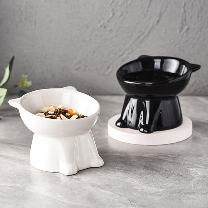 🐱Dernier jour pour l'offre spéciale ! 50 % de réduction ! 🔥 Gamelle surélevée ergonomique en plastique pour chat