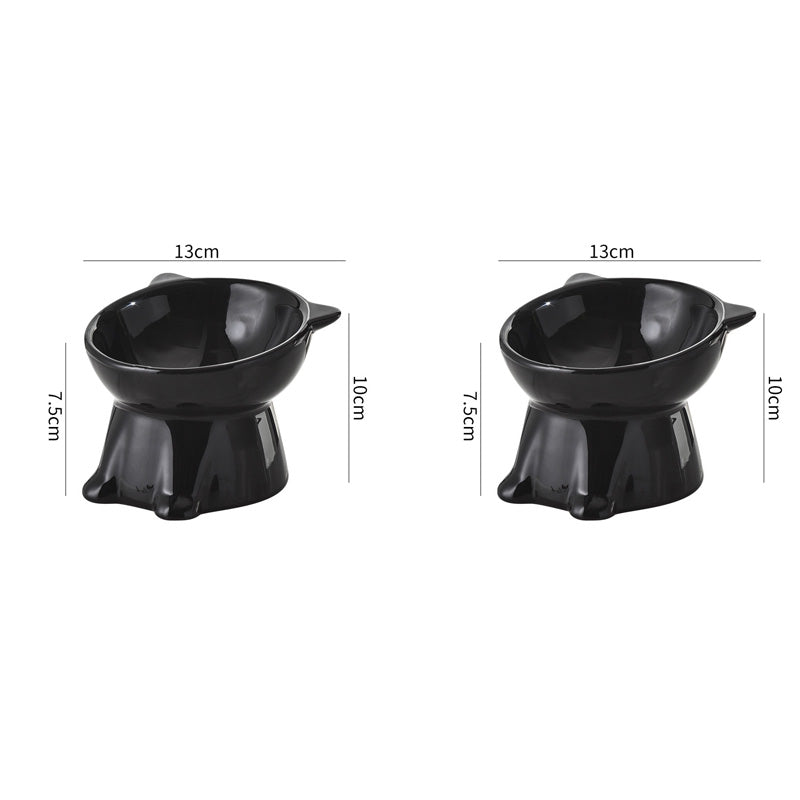 🐱Dernier jour pour l'offre spéciale ! 50 % de réduction ! 🔥 Gamelle surélevée ergonomique en plastique pour chat