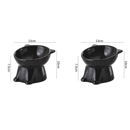 🐱Dernier jour pour l'offre spéciale ! 50 % de réduction ! 🔥 Gamelle surélevée ergonomique en plastique pour chat