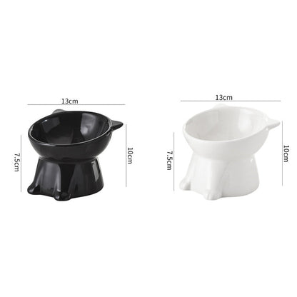 🐱Dernier jour pour l'offre spéciale ! 50 % de réduction ! 🔥 Gamelle surélevée ergonomique en plastique pour chat