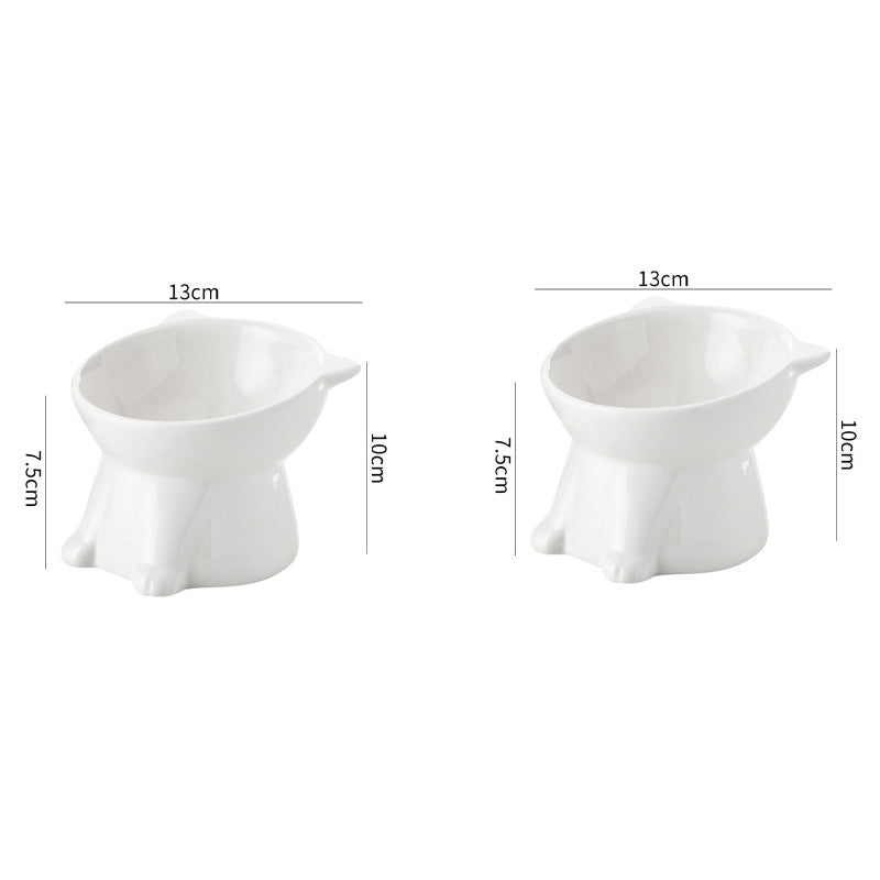 🐱Dernier jour pour l'offre spéciale ! 50 % de réduction ! 🔥 Gamelle surélevée ergonomique en plastique pour chat