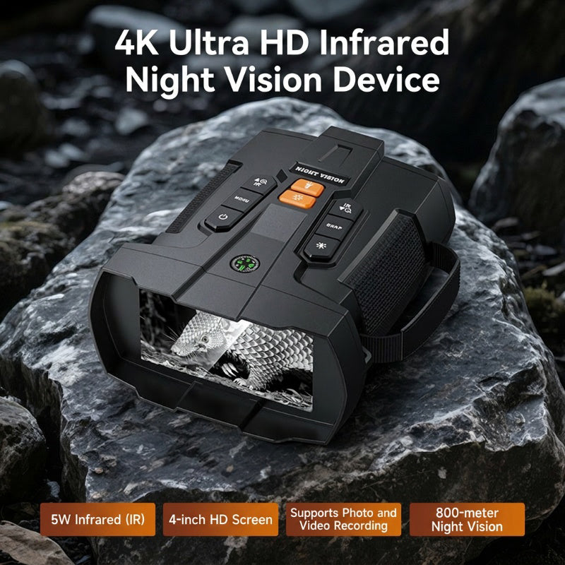 🔭 OFFRE LIMITÉE : 50 % DE RÉDUCTION ! 🌙 Jumelles de vision nocturne HD 800 m – Clarté 4K, mode jour/nuit, infrarouge puissant ⚡