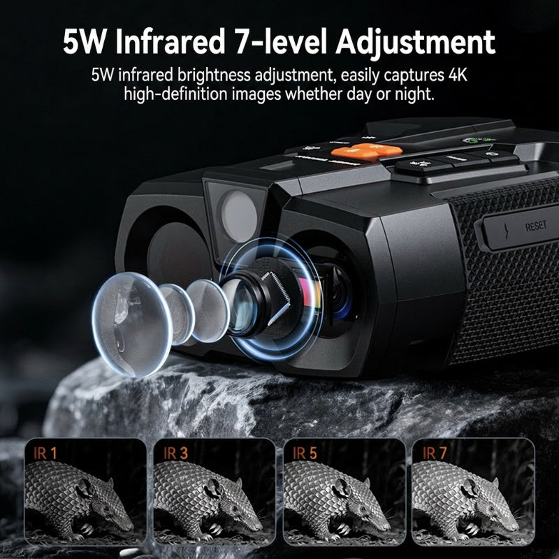 🔭 OFFRE LIMITÉE : 50 % DE RÉDUCTION ! 🌙 Jumelles de vision nocturne HD 800 m – Clarté 4K, mode jour/nuit, infrarouge puissant ⚡
