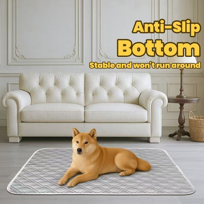 📢Offrez la fraîcheur à vos boules de poils avec notre tapis léger et ultra-facile à nettoyer ! 🐶❄️🐱