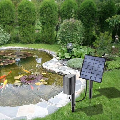 ☀️ Aérateur solaire pour bassin avec pompe à air intégrée🐟