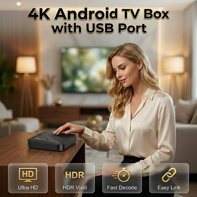 🎁Offre exceptionnelle : 56 % de réduction⏳Boîtier Android TV avec Bluetooth