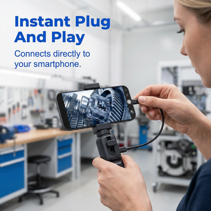 Endoscope articulé à 360° pour téléphones portables
