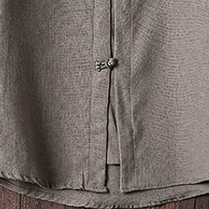 50 % DE RÉDUCTION MAINTENANT ! 🌿 Chemise homme décontractée en lin à col mandarin – Respirante et légère – Coupe décontractée, idéale pour l'été ou un style chic décontracté – Douce et élégante ✨