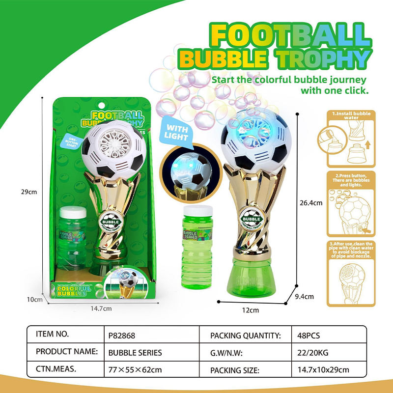⚽🏀Souffleur de bulles lumineux pour trophées de football et de basketball