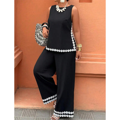 👗 50% DE RÉDUCTION ✨ Ensemble 2 pièces femme – Dentelle & fluidité – Style facile, parfait pour l’été ou un look bohème chic – confortable et élégant 🌸