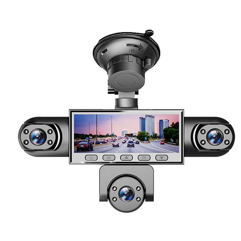 ⏳📹 PROMO FLASH 50% ! Caméra Embarquée HD 1080p Multi-Objectifs – 5 Angles, Vision Nocturne, Détection Collision, Surveillance Stationnement 24h/24 🚗