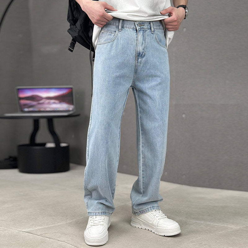 👖🔥 Pantalon décontracté pour homme, coupe droite et poches classiques – 50 % de réduction ! Pantalon confortable à la coupe droite et aux poches classiques. ✨💪