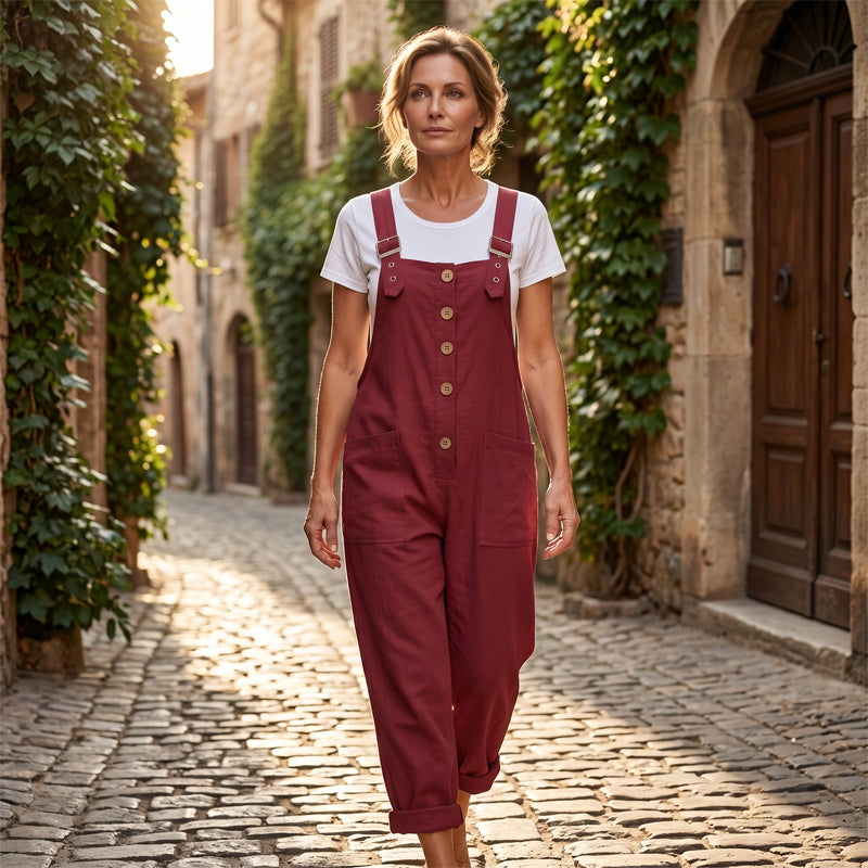 ⏳Spécial à durée limitée⏰Combinaison-short unie à jambes droites👗👖