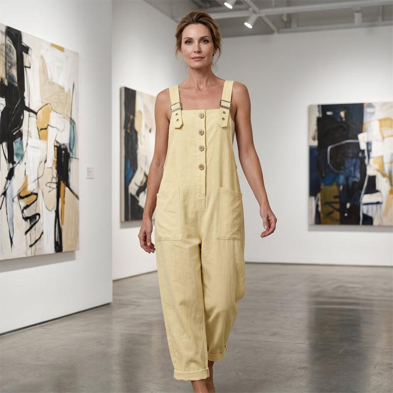 ⏳Spécial à durée limitée⏰Combinaison-short unie à jambes droites👗👖