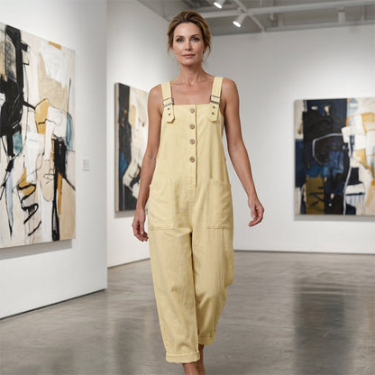 ⏳Spécial à durée limitée⏰Combinaison-short unie à jambes droites👗👖