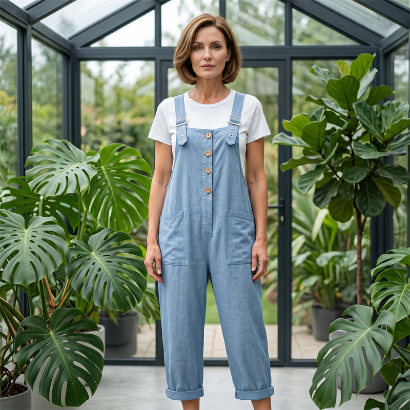 ⏳Spécial à durée limitée⏰Combinaison-short unie à jambes droites👗👖