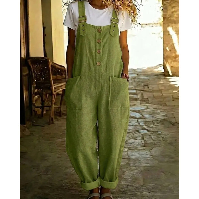 ⏳Spécial à durée limitée⏰Combinaison-short unie à jambes droites👗👖