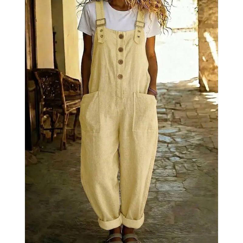 ⏳Spécial à durée limitée⏰Combinaison-short unie à jambes droites👗👖