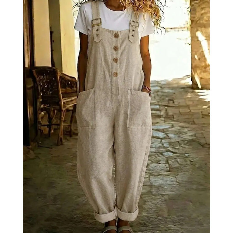 ⏳Spécial à durée limitée⏰Combinaison-short unie à jambes droites👗👖