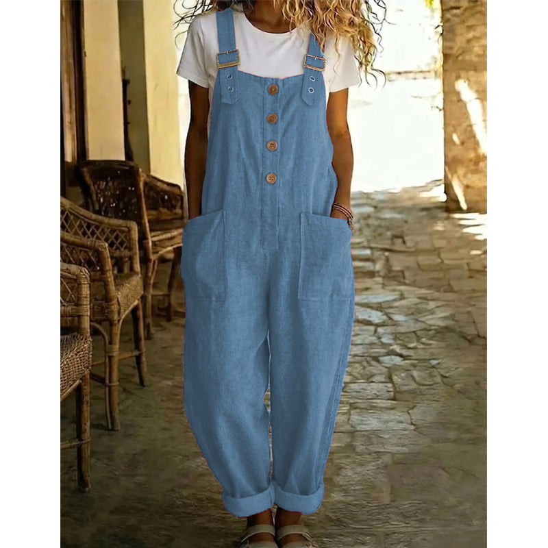 ⏳Spécial à durée limitée⏰Combinaison-short unie à jambes droites👗👖
