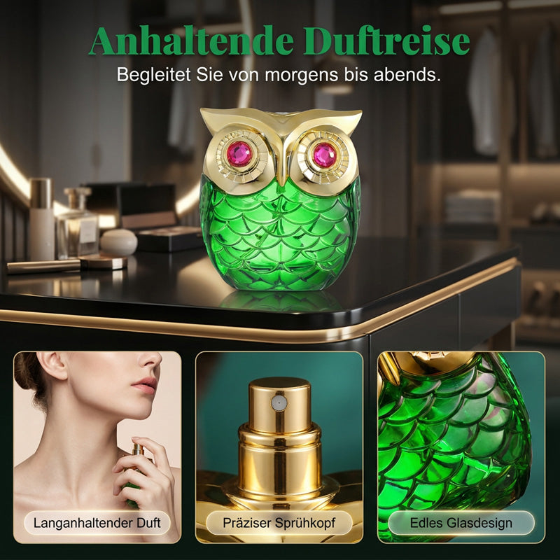 ✨ Eau de Parfum Hibou Mystique – Flacon Élégant, Senteur Envoûtante & Longue Durée 🌙💎