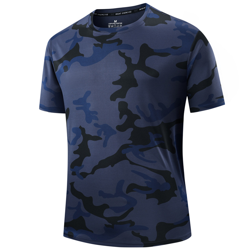 👕 T-shirt Sport Camouflage Séchage Rapide Homme 🌿 Respirant & Léger | Salle, Course, Plein Air 💪