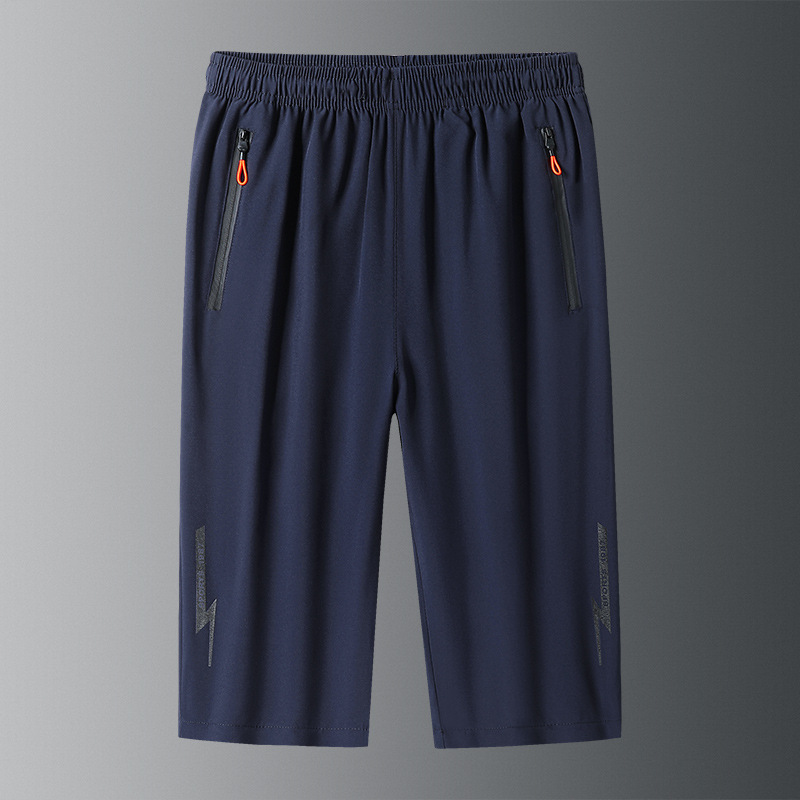 🩳 Pantalon Corsaire Homme | Séchage Rapide & Effet Glacé | Grande Taille M–5XL 🧊