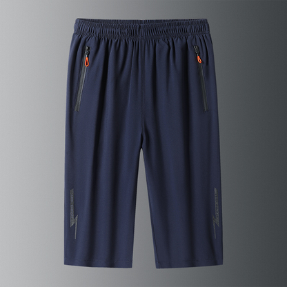 🩳 Pantalon Corsaire Homme | Séchage Rapide & Effet Glacé | Grande Taille M–5XL 🧊