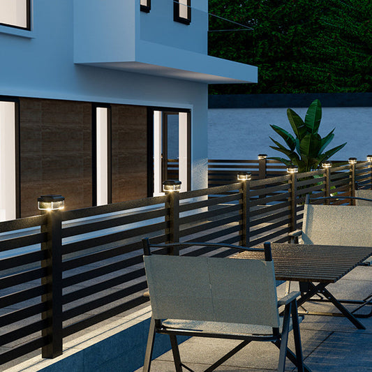 ☀️ LAMPE LED À ÉNERGIE SOLAIRE POUR POTEAU — Résistante aux intempéries | Allumage/extinction automatique | Jardin et terrasse 🌿