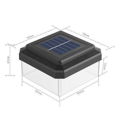 ☀️ LAMPE LED À ÉNERGIE SOLAIRE POUR POTEAU — Résistante aux intempéries | Allumage/extinction automatique | Jardin et terrasse 🌿