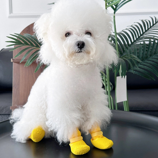 🐶✨ PROMO -62% ! Chaussettes Chien Antidérapantes Imperméables – Semelle Caoutchouc Étanche, Adhérence Texturée, Sangle Ajustable, Tricot Respirant · 5 Coloris · S/M/L · 1 Acheté 1 Offert 🐾