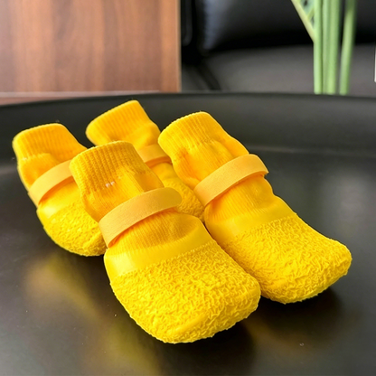 🐶✨ PROMO -62% ! Chaussettes Chien Antidérapantes Imperméables – Semelle Caoutchouc Étanche, Adhérence Texturée, Sangle Ajustable, Tricot Respirant · 5 Coloris · S/M/L · 1 Acheté 1 Offert 🐾