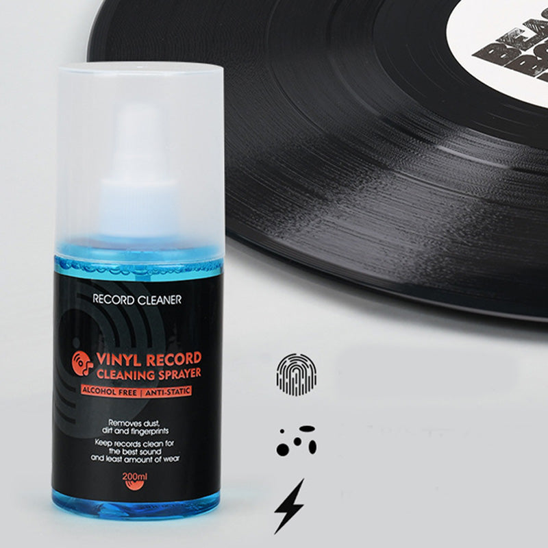 🎵 Spray Nettoyant Anti-Statique pour Vinyles – Sans Alcool, Anti-Poussière, Brume Fine ✨