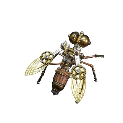 🐝 Kit de Maquette 3D Abeille Mécanique en Métal – Puzzle DIY Steampunk⚙️