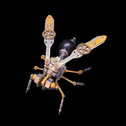 🐝 Kit de Maquette 3D Abeille Mécanique en Métal – Puzzle DIY Steampunk⚙️