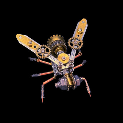 🐝 Kit de Maquette 3D Abeille Mécanique en Métal – Puzzle DIY Steampunk⚙️