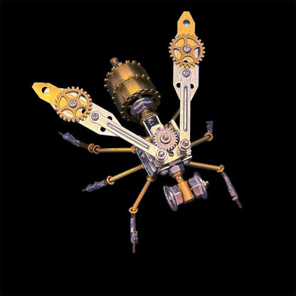 🐝 Kit de Maquette 3D Abeille Mécanique en Métal – Puzzle DIY Steampunk⚙️