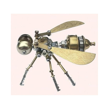 🐝 Kit de Maquette 3D Abeille Mécanique en Métal – Puzzle DIY Steampunk⚙️